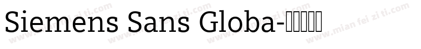 Siemens Sans Globa字体转换